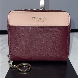 Kate Spade Cameron Leather Medium full Zip Wallet